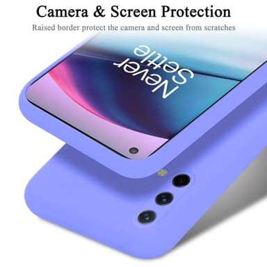 OnePlus Nord CE 5G silikondeksel case (Lilla)