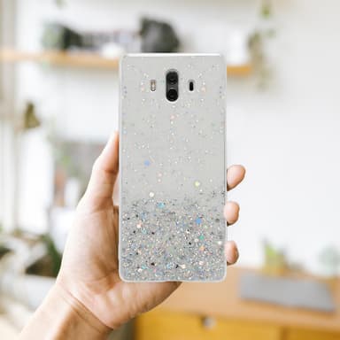 Huawei MATE 10 / NOVA 2i Silikondeksel Glitter