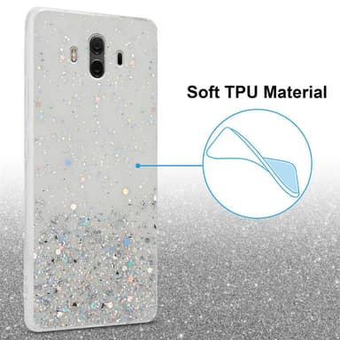 Huawei MATE 10 / NOVA 2i Silikondeksel Glitter