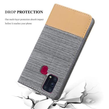 Samsung Galaxy M31 lommebokdeksel etui (grå)