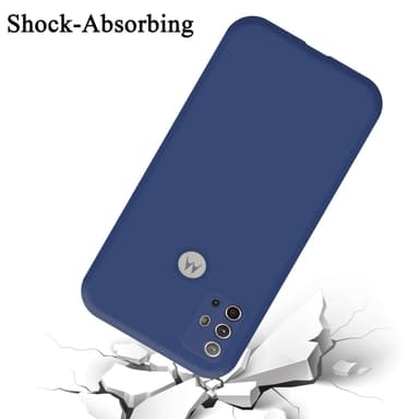 Motorola MOTO G10 / G30 silikondeksel case (Blå)