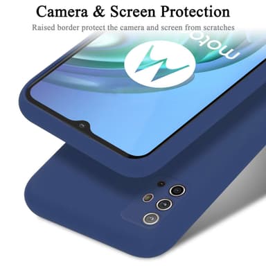 Motorola MOTO G10 / G30 silikondeksel case (Blå)