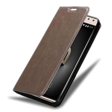 Alcatel 5 lommebokdeksel case (brun)