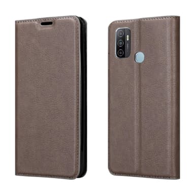 Oppo A53 lommebokdeksel case (brun)