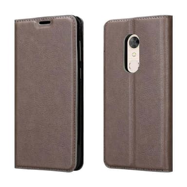 Alcatel 5 lommebokdeksel case (brun)