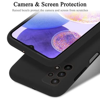 Samsung Galaxy A23 4G / 5G silikondeksel case (svart)