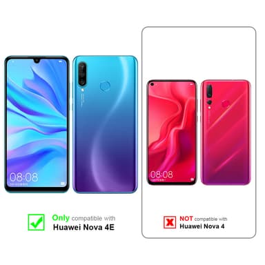 Deksel Huawei NOVA 4E Veske (Svart)