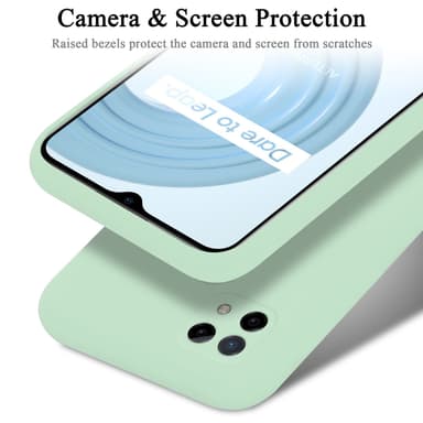 Realme C21 silikondeksel case (grønn)