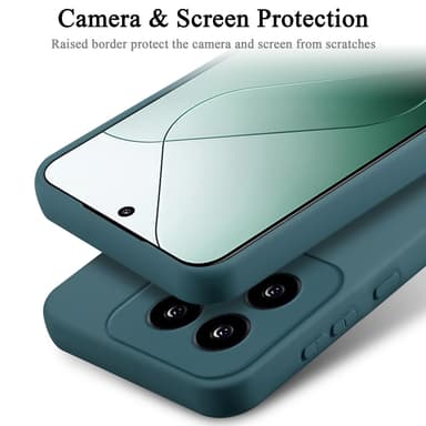 Xiaomi 14 silikondeksel case (Grønn)