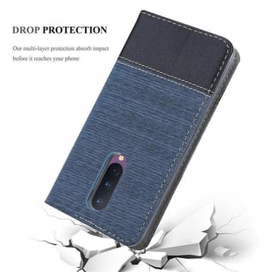 OnePlus 8 lommebokdeksel etui (blå)