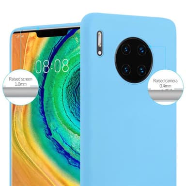 Deksel Huawei MATE 30 PRO Silikon cover (blå)