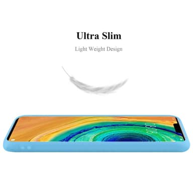 Deksel Huawei MATE 30 PRO Silikon cover (blå)