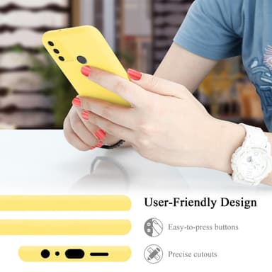 Honor 9A silikondeksel case (gul)