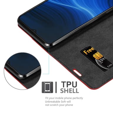 Realme X2 PRO / Oppo Reno Ace lommebokdeksel case (rød)