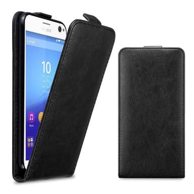 Sony Xperia C4 deksel flip cover (svart)