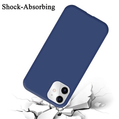 iPhone 11 silikondeksel case (blå)