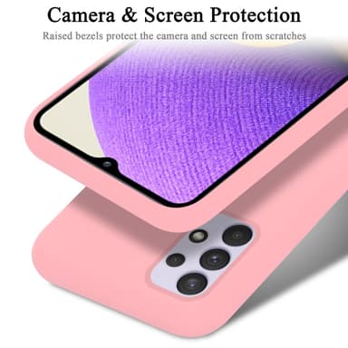 Samsung Galaxy A33 5G silikondeksel case (rosa)