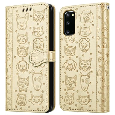 Samsung Galaxy S20 lommebokdeksel case (gold)