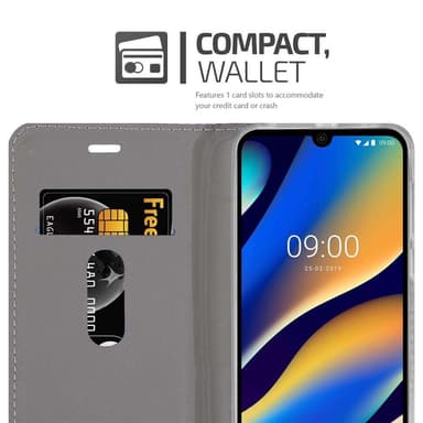 WIKO VIEW 3 LITE lommebokdeksel etui (grå)