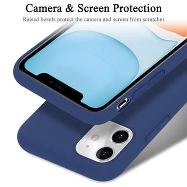 iPhone 11 silikondeksel case (blå)