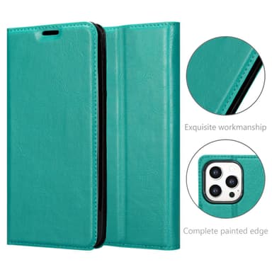 iPhone 13 PRO lommebokdeksel case (turkis)