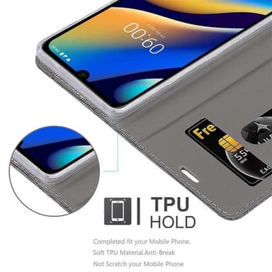 WIKO VIEW 3 LITE lommebokdeksel etui (grå)