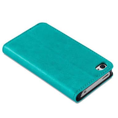 iPhone 4 / 4S lommebokdeksel case (turkis)