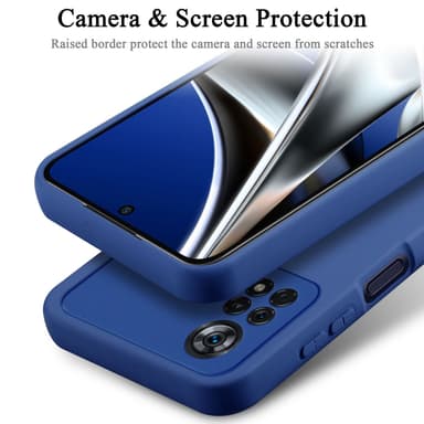 Xiaomi Poco X4 Pro silikondeksel case (blå)