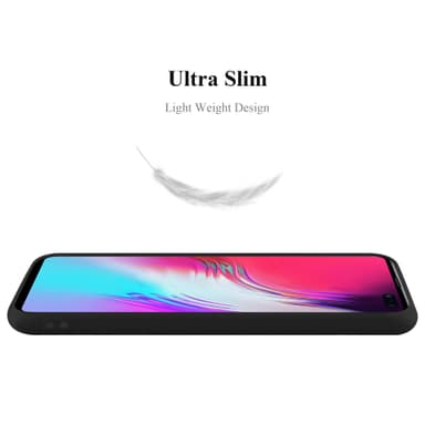 Deksel Samsung Galaxy S10 5G Silikon cover (svart)