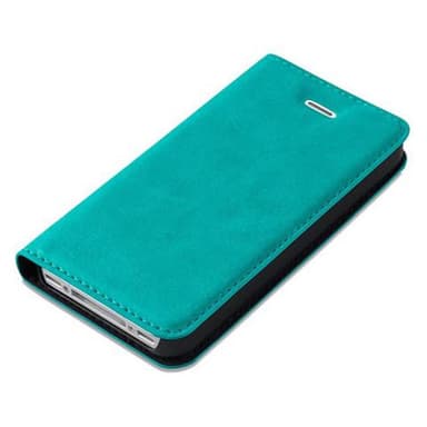 iPhone 4 / 4S lommebokdeksel case (turkis)