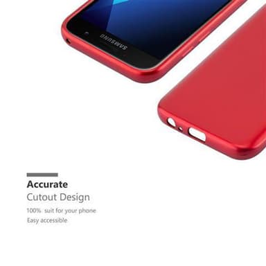 Deksel Samsung Galaxy A3 2017 Case Cover (rød)