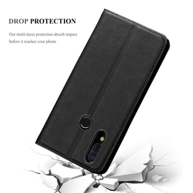 Cubot J7 lommebokdeksel case (svart)