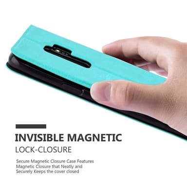 Samsung Galaxy S9 PLUS lommebokdeksel cover (turkis)