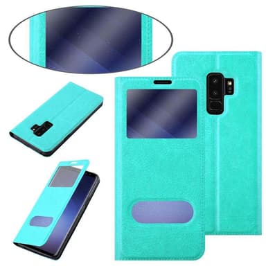 Samsung Galaxy S9 PLUS lommebokdeksel cover (turkis)