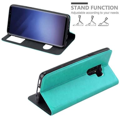 Samsung Galaxy S9 PLUS lommebokdeksel cover (turkis)
