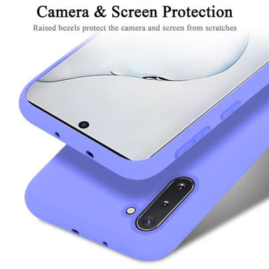 Samsung Galaxy NOTE 10 silikondeksel case (lilla)