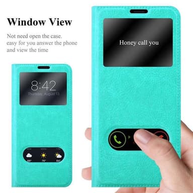 Samsung Galaxy S9 PLUS lommebokdeksel cover (turkis)