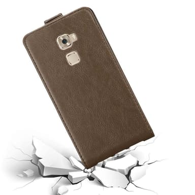 Huawei MATE S deksel flip cover (brun)