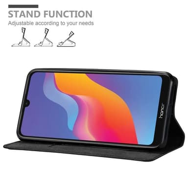 Honor 8A 2020 lommebokdeksel case (svart)