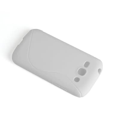 Samsung Galaxy ACE 3 silikondeksel case (hvit)