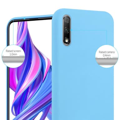 Deksel Honor 9X Silikon cover (blå)