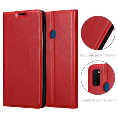 Samsung Galaxy M21 / M30s lommebokdeksel case (rød)