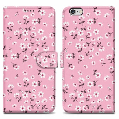 iPhone 6 / 6S lommebokdeksel etui (rosa)