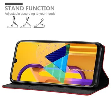 Samsung Galaxy M21 / M30s lommebokdeksel case (rød)