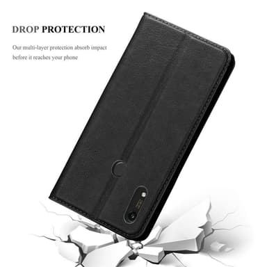 Honor 8A 2020 lommebokdeksel case (svart)