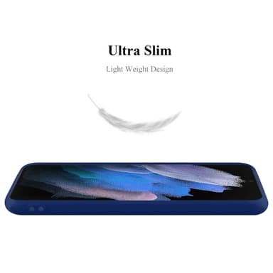 Deksel Samsung Galaxy S22 ULTRA Silikon cover (blå)