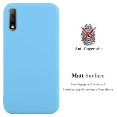 Deksel Honor 9X Silikon cover (blå)