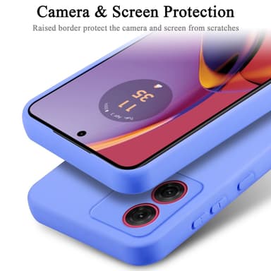 Motorola Moto G84 silikondeksel case (Lilla)