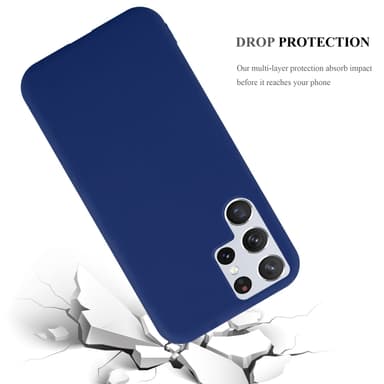 Deksel Samsung Galaxy S22 ULTRA Silikon cover (blå)
