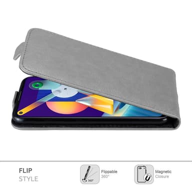 Samsung Galaxy A11 / M11 deksel flip cover (grå)